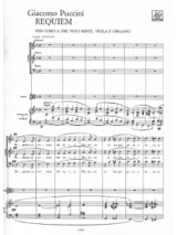 Requiem - PUCCINI - Partition - Chœur